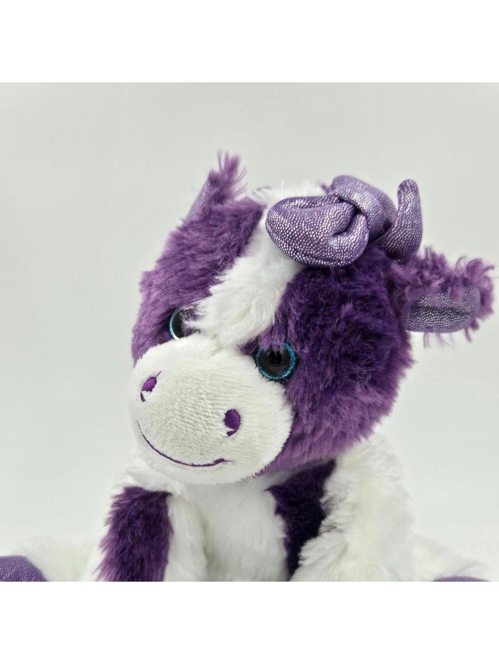 Purple and Multi Stuffed-animal